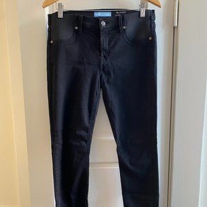 7 For All Mankind Black Ankle Maternity Jeans (Size 28)